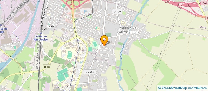 localisation de l'entreprise MONSIEUR PIERRE MAZZOLINI  AULNOY-LEZ-VALENCIENNES