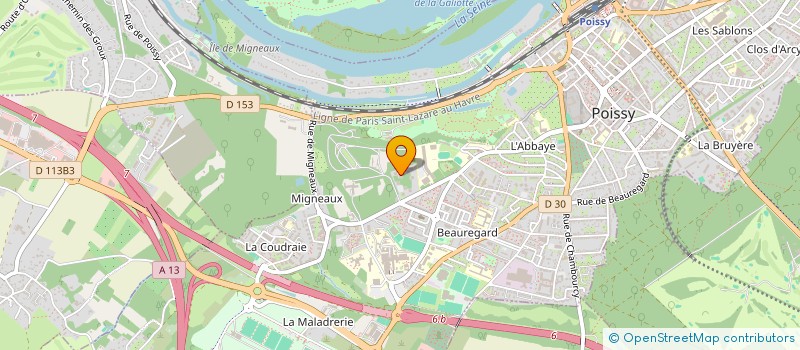 localisation de l'entreprise MONSIEUR PIERRE MBOG  POISSY