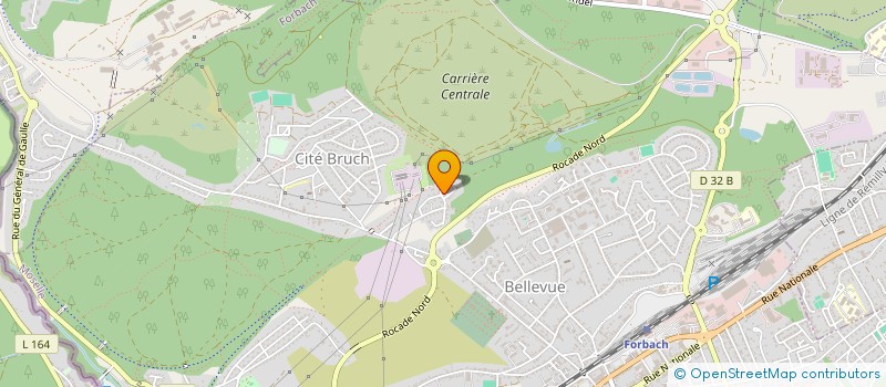 localisation de l'entreprise MONSIEUR PIERRE MEHRSTEIN  FORBACH