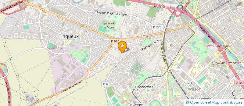 localisation de l'entreprise MONSIEUR PIERRE MEIRE  TINQUEUX