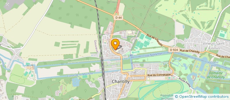 localisation de l'entreprise MONSIEUR PIERRE MELENNEC  CHANTILLY