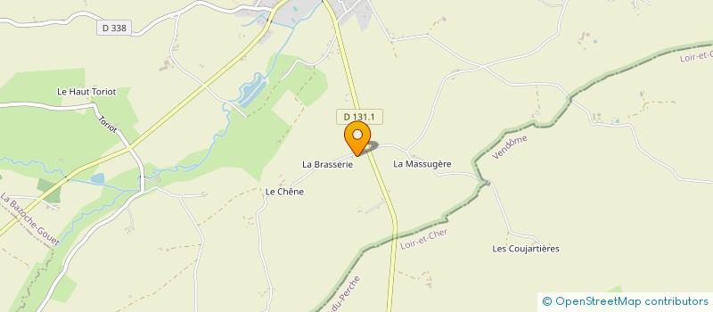 localisation de l'entreprise MONSIEUR PIERRE MELET à LA BAZOCHE-GOUET