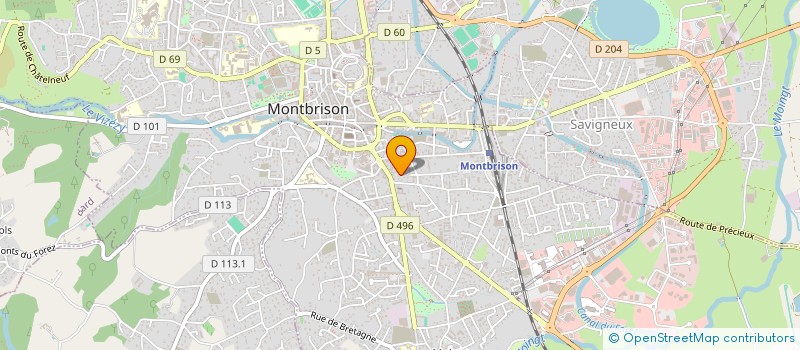 localisation de l'entreprise MONSIEUR PIERRE MELGAR  MONTBRISON