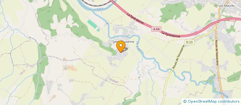 localisation de l'entreprise MONSIEUR PIERRE MELIANDE  ORTHEZ