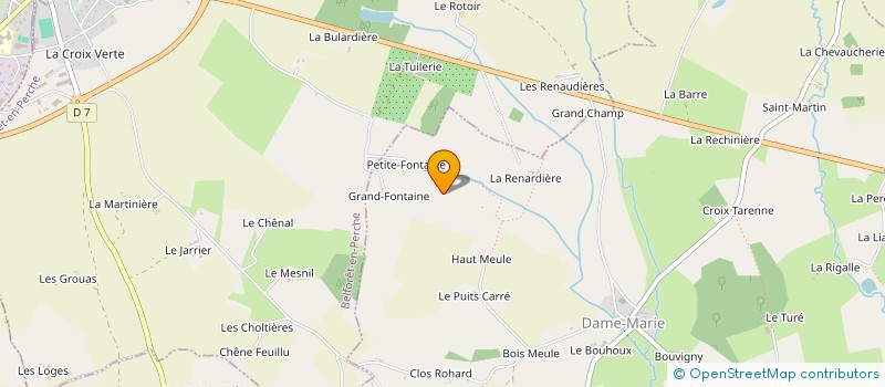 localisation de l'entreprise MONSIEUR PIERRE MENAGER à DAME-MARIE