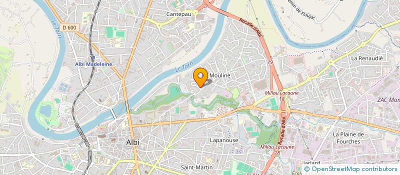 localisation de l'entreprise MONSIEUR PIERRE MENARD  ALBI