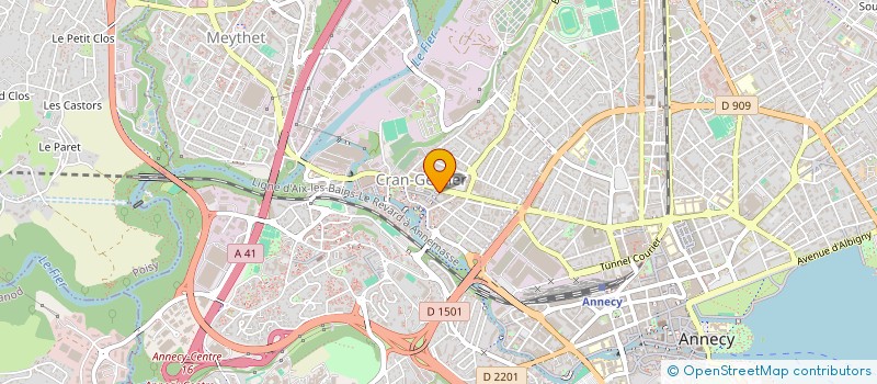 localisation de l'entreprise MONSIEUR PIERRE MENARD à ANNECY