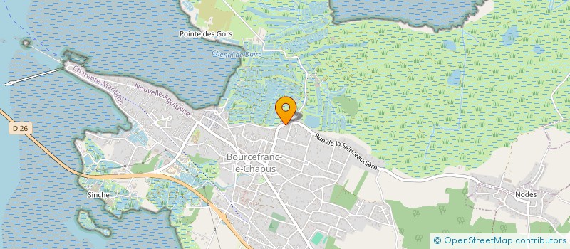 localisation de l'entreprise MONSIEUR PIERRE MENARD  BOURCEFRANC-LE-CHAPUS