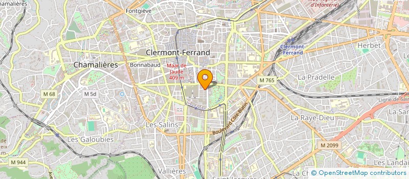 localisation de l'entreprise MONSIEUR PIERRE MENDY  CLERMONT-FERRAND