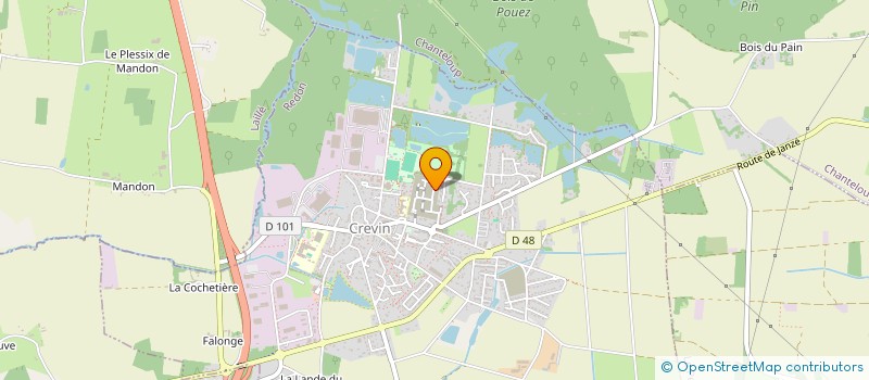 localisation de l'entreprise MONSIEUR PIERRE MENER  CREVIN