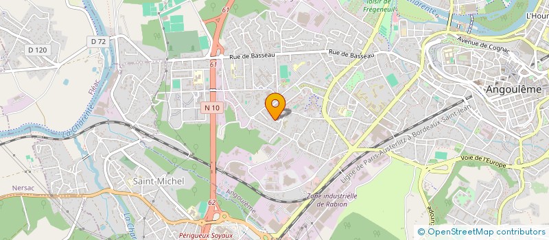 localisation de l'entreprise MONSIEUR PIERRE MENIERE à ANGOULEME