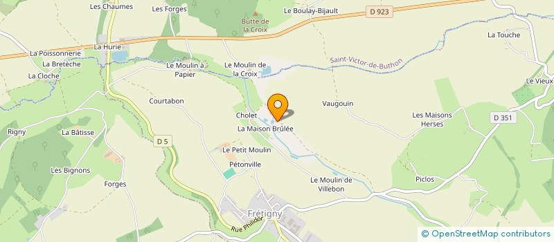 localisation de l'entreprise MONSIEUR PIERRE MENNECHET à SAINTIGNY