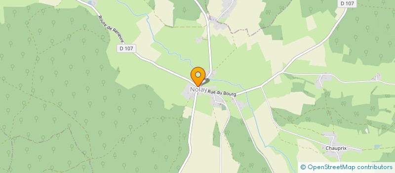 localisation de l'entreprise MONSIEUR PIERRE MENUET à NOLAY