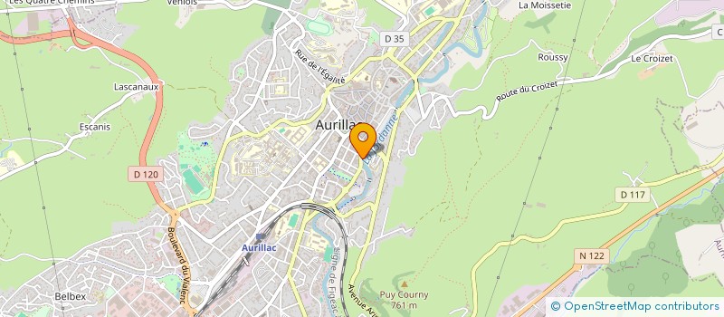 localisation de l'entreprise MONSIEUR PIERRE MERAL à AURILLAC