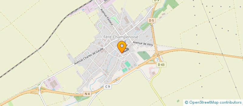 localisation de l'entreprise MONSIEUR PIERRE MERCENIER  FERE-CHAMPENOISE