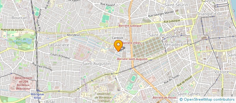 localisation de l'entreprise MONSIEUR PIERRE MERCIER  BORDEAUX