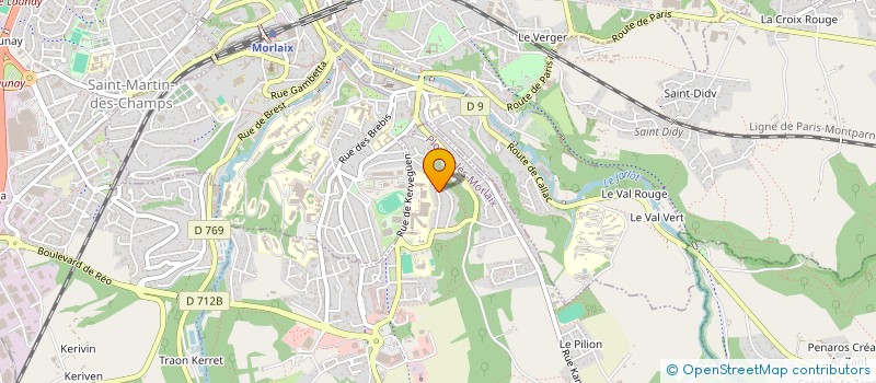 localisation de l'entreprise MONSIEUR PIERRE MERIADEC  PLOURIN-LES-MORLAIX