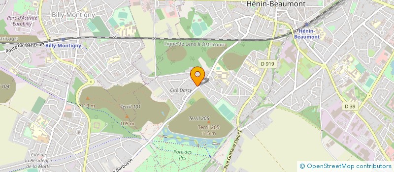 localisation de l'entreprise MONSIEUR PIERRE MERIAUX à HENIN BEAUMONT