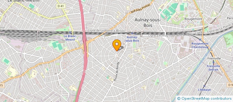 localisation de l'entreprise MONSIEUR PIERRE MERIDDA  AULNAY-SOUS-BOIS