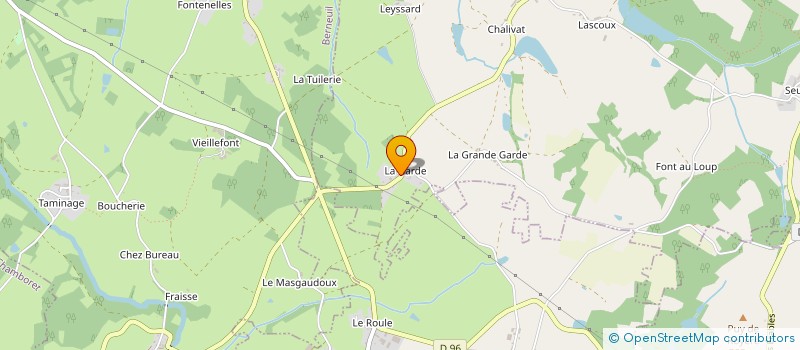 localisation de l'entreprise MONSIEUR PIERRE MERIGOT à SAINT-PARDOUX-LE-LAC