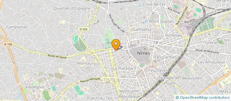 localisation de l'entreprise MONSIEUR PIERRE MERLAND à NIMES