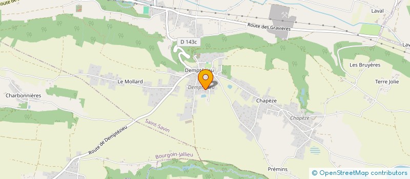 localisation de l'entreprise MONSIEUR PIERRE MERLE  SAINT-SAVIN