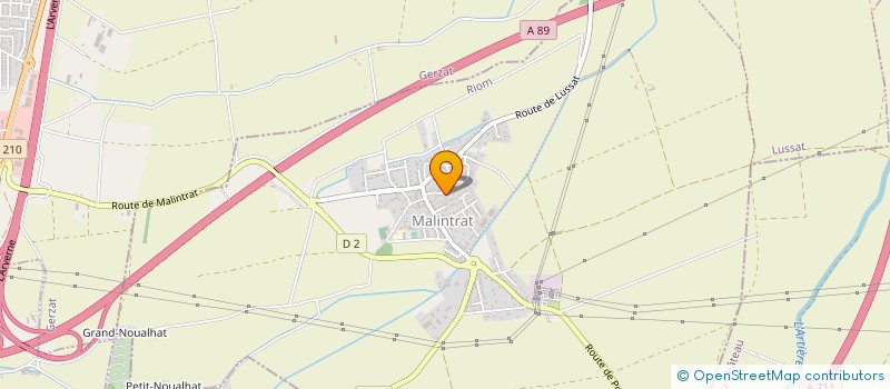 localisation de l'entreprise MONSIEUR PIERRE MERLE  MALINTRAT