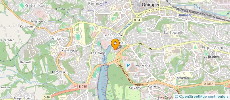 localisation de l'entreprise MONSIEUR PIERRE MERLE à QUIMPER