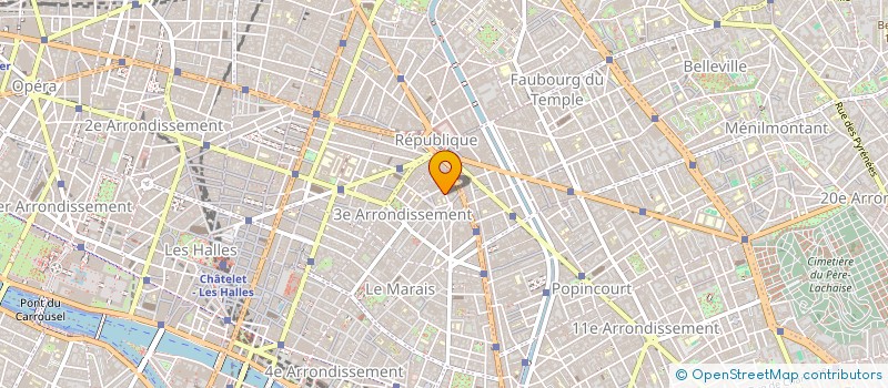 localisation de l'entreprise MONSIEUR PIERRE MERLIN  PARIS