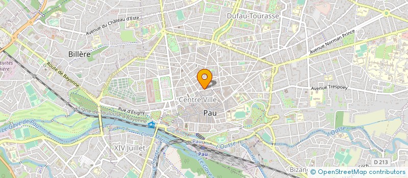localisation de l'entreprise MONSIEUR PIERRE MERVILLE à PAU