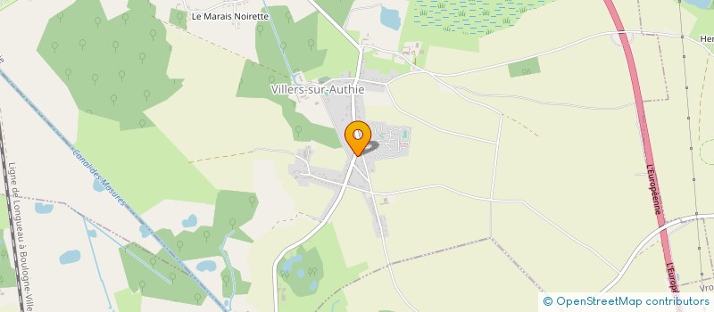 localisation de l'entreprise MONSIEUR PIERRE MESNARD  VILLERS-SUR-AUTHIE