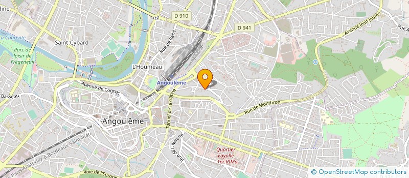 localisation de l'entreprise MONSIEUR PIERRE MESNIER à ANGOULEME