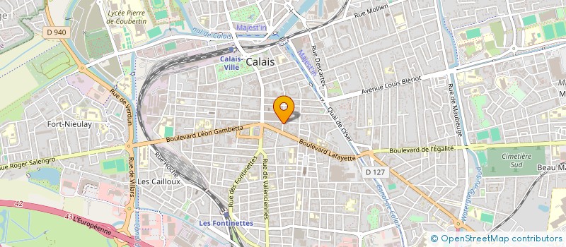localisation de l'entreprise MONSIEUR PIERRE MESSENDE à CALAIS