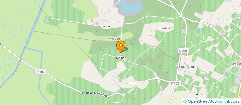 localisation de l'entreprise MONSIEUR PIERRE MESURET  CIVRAC-EN-MEDOC