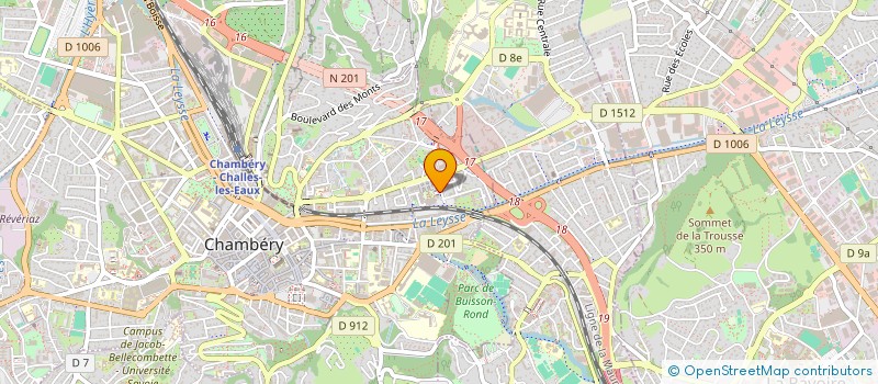 localisation de l'entreprise MONSIEUR PIERRE METAYER  CHAMBERY