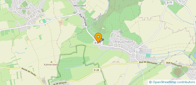 localisation de l'entreprise MONSIEUR PIERRE METTLING  PREUSCHDORF