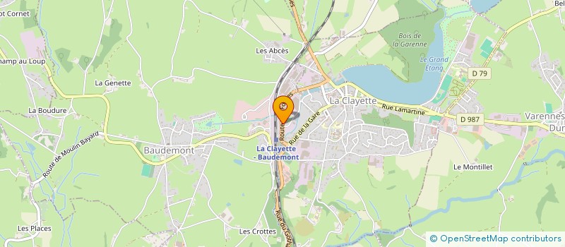 localisation de l'entreprise MONSIEUR PIERRE METTON  LA CLAYETTE