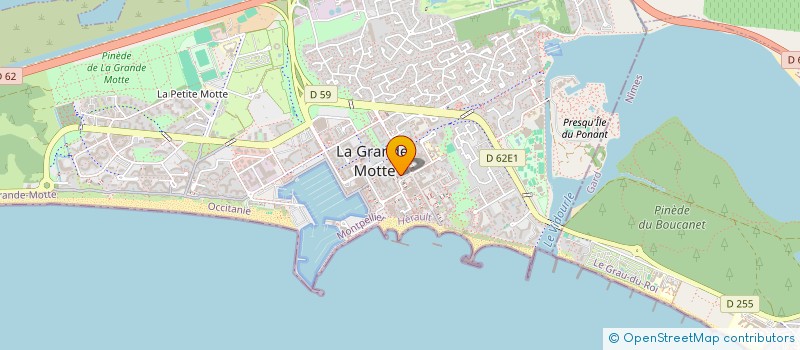 localisation de l'entreprise MONSIEUR PIERRE MEUNIER à LA GRANDE-MOTTE