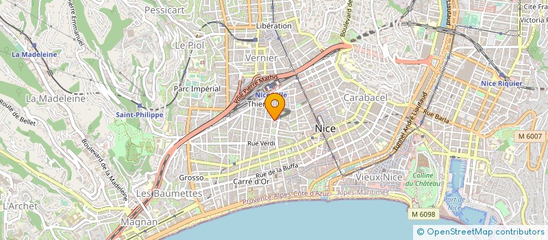 localisation de l'entreprise MONSIEUR PIERRE MEUNIER à NICE