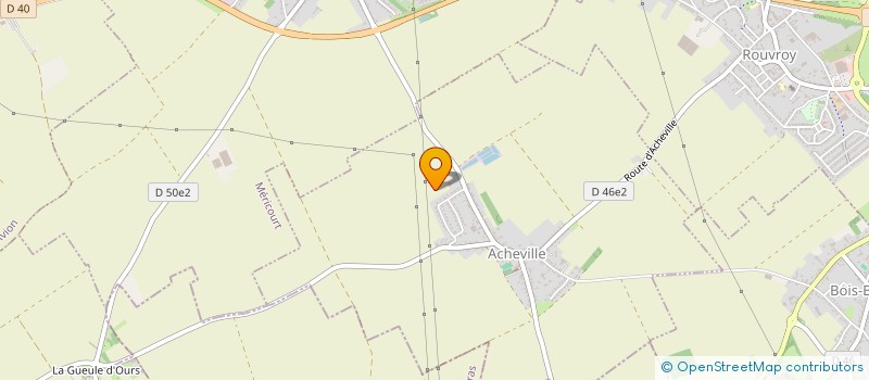 localisation de l'entreprise MONSIEUR PIERRE MEURIN à ACHEVILLE