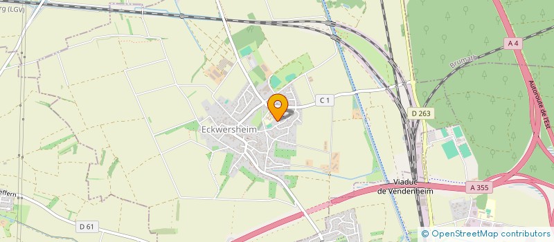 localisation de l'entreprise MONSIEUR PIERRE MEYER  ECKWERSHEIM