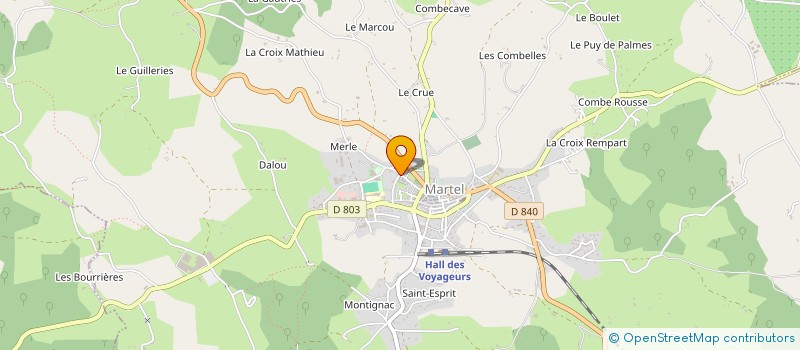 localisation de l'entreprise MONSIEUR PIERRE MEYNCKENS à MARTEL
