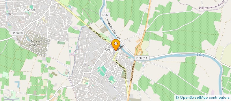 localisation de l'entreprise MONSIEUR PIERRE MEZAACHE  SERIGNAN