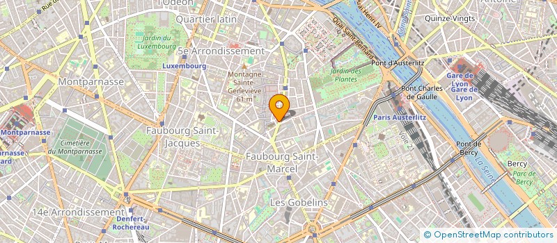 localisation de l'entreprise MONSIEUR PIERRE MICHAUX  PARIS