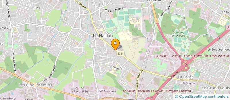 localisation de l'entreprise MONSIEUR PIERRE MICHEAU  LE HAILLAN