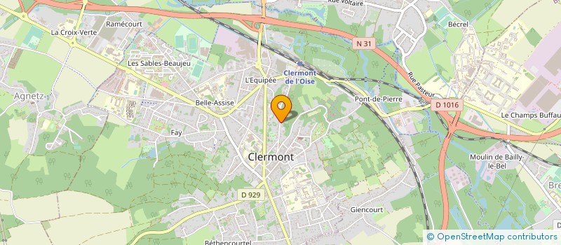 localisation de l'entreprise MONSIEUR PIERRE MICHEL à CLERMONT