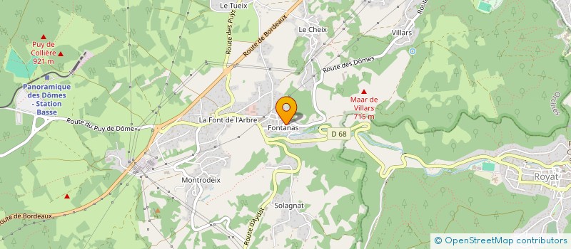 localisation de l'entreprise MONSIEUR PIERRE MICHEL  ORCINES