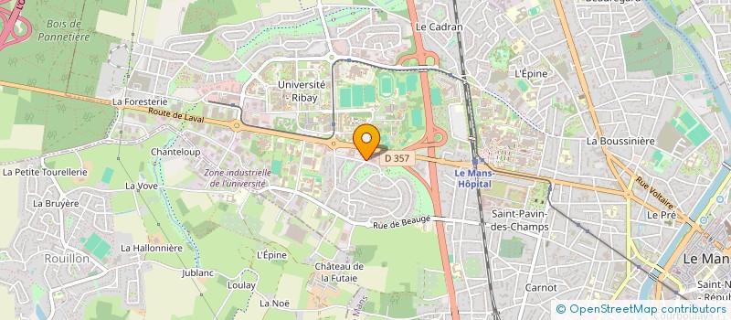 localisation de l'entreprise MONSIEUR PIERRE MICHEL  LE MANS