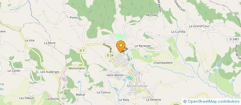 localisation de l'entreprise MONSIEUR PIERRE MICHEL  MONTROTTIER