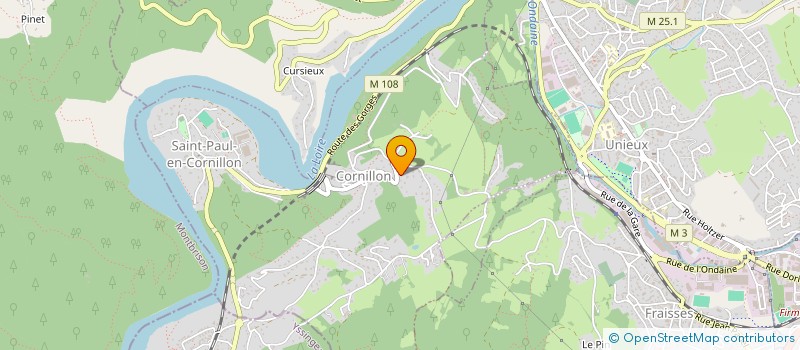 localisation de l'entreprise MONSIEUR PIERRE MICHEL COUPAT  SAINT-PAUL-EN-CORNILLON